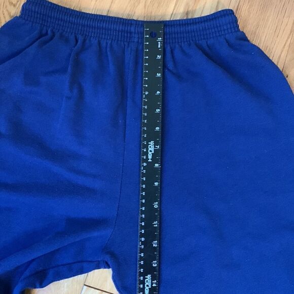 Y2K Fruit Of the Loom high rise Retro Navy Sweatpants & Denim Pocket size Med - Picture 12 of 15